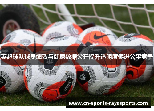 英超球队球员绩效与健康数据公开提升透明度促进公平竞争 英超球队球员绩效与健康数据公开提升透明度促进公平竞争
