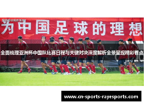 全面梳理亚洲杯中国队比赛日程与关键对决深度解析全景呈现精彩看点